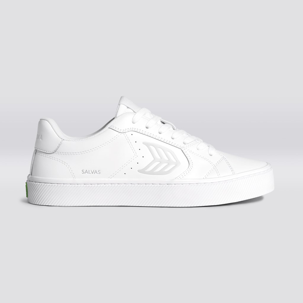 OCA LOW Cariuma Low Top Cuir Vegan Blanche Homme | YZM-8238202